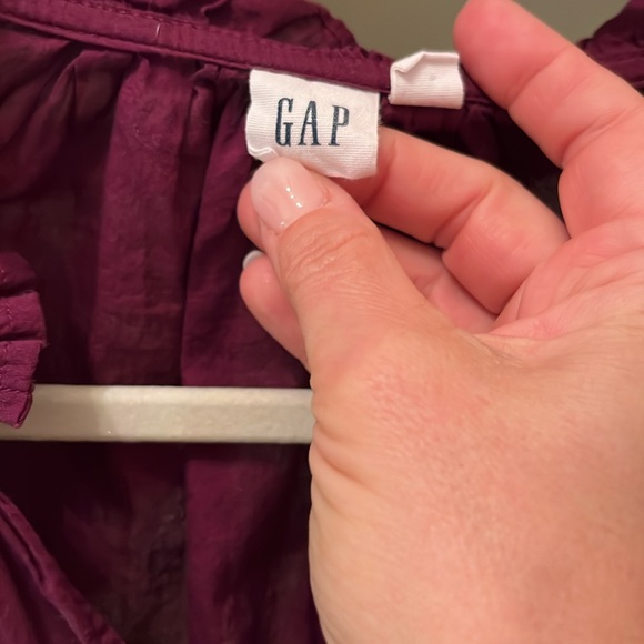 Gap flutter sleeve long sleeve blouse - Picture 2 of 4